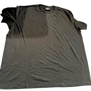 Smith's Workwear men's black heavy cotton plain short sleeve t shirt sz 4XL NWOT